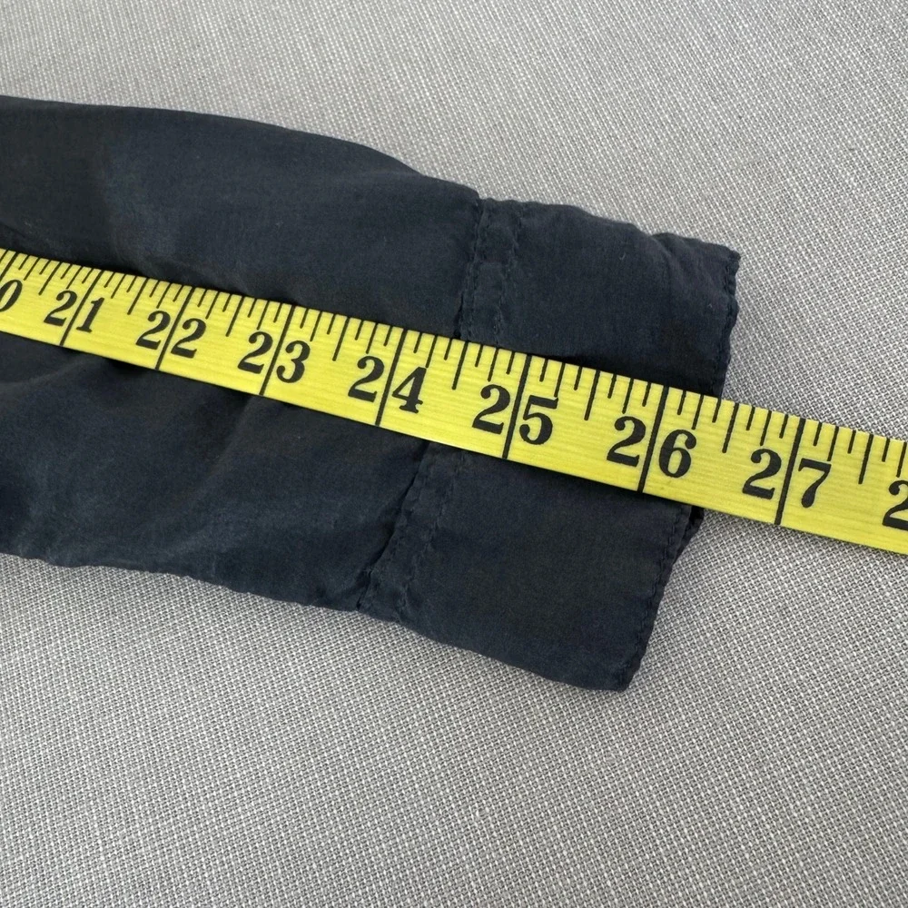 CP Shades Cotton/Silk Button Front Top - Picture 10 of 10